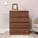 Варма Прайм 4 комод 80x100x48 шпон ясень, коричневый | изображение 3