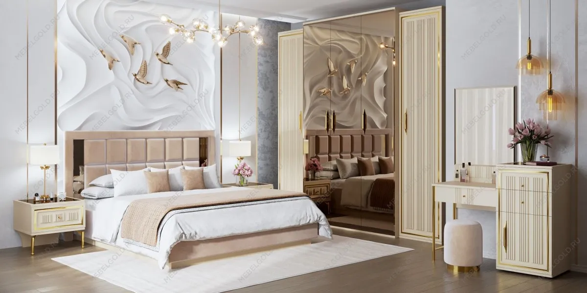 Шкаф Замира 5-дверный бежевый | изображение 4