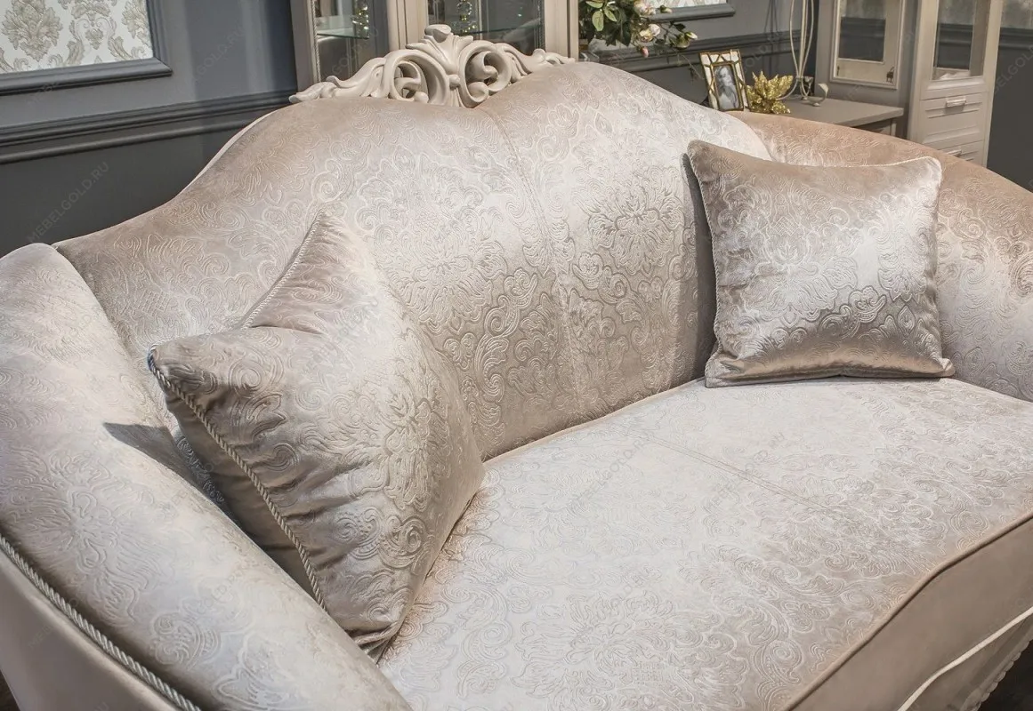 Диван Мокко 2х местный бежевый, без раскладного механизма | изображение 4