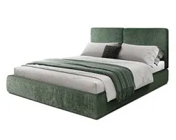 Кровать Natura 1.6 м, с подъемным механизмом Шенилл (Monblan) 535, НТКР-1[3]