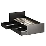 Ящик выкатной для кроватей СИРИУС, 60х60х20 см, черно-коричневый, дуб венге | изображение 7