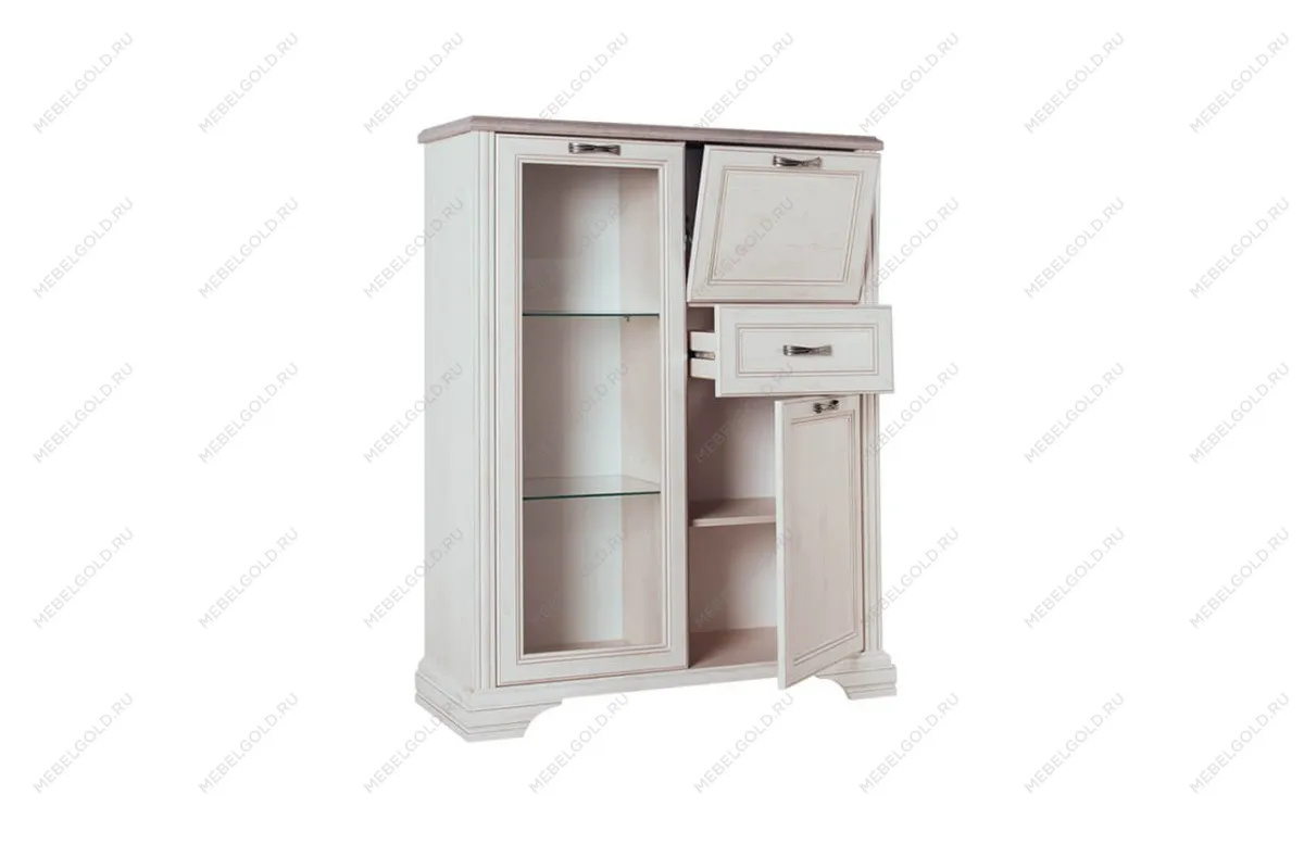 Шкаф с витриной Монако 1V2D1S | изображение 1
