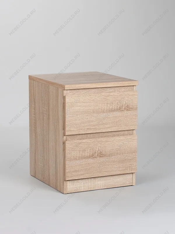 Тумба прикроватная Мальта, 2 ящика, 48х40х54 см, дуб сонома | изображение 15