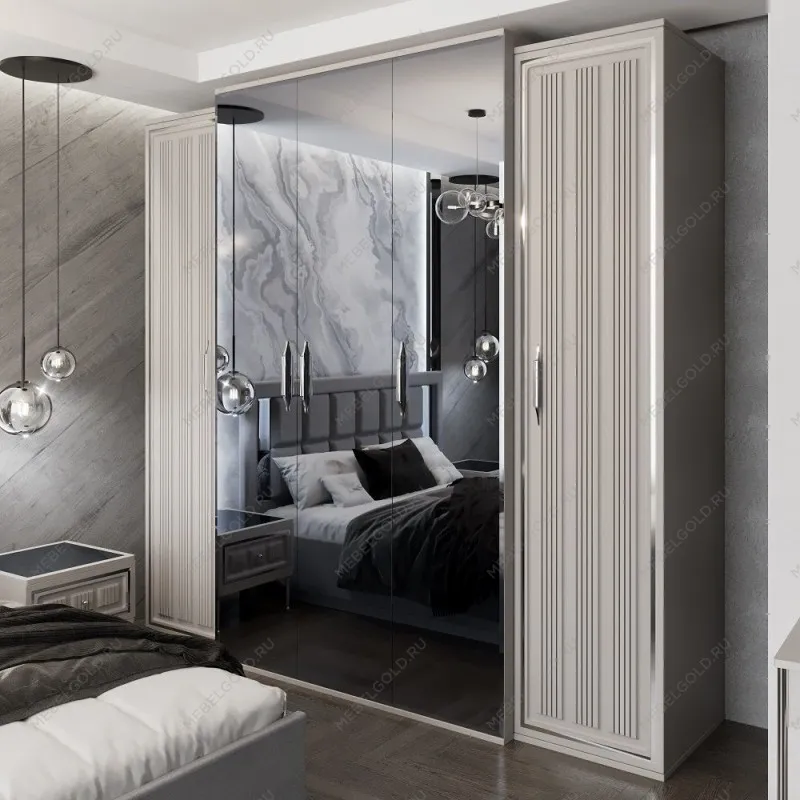 Шкаф Замира 5-дверный серый камень | изображение 2