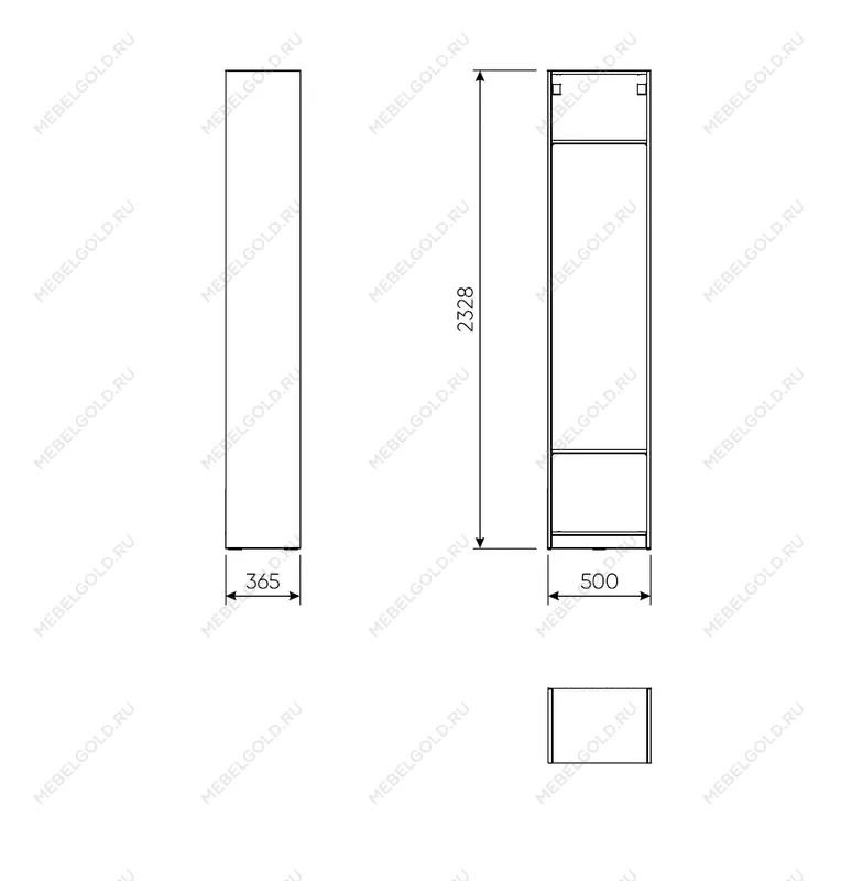Стеллаж МАКС 50х36х233 белый | изображение 3
