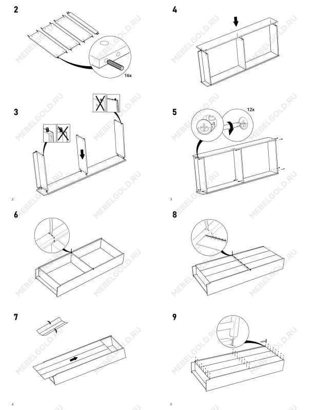 Стеллаж Варма, 6 полок, 78х198х28 см, шпон ясень, черный | изображение 10