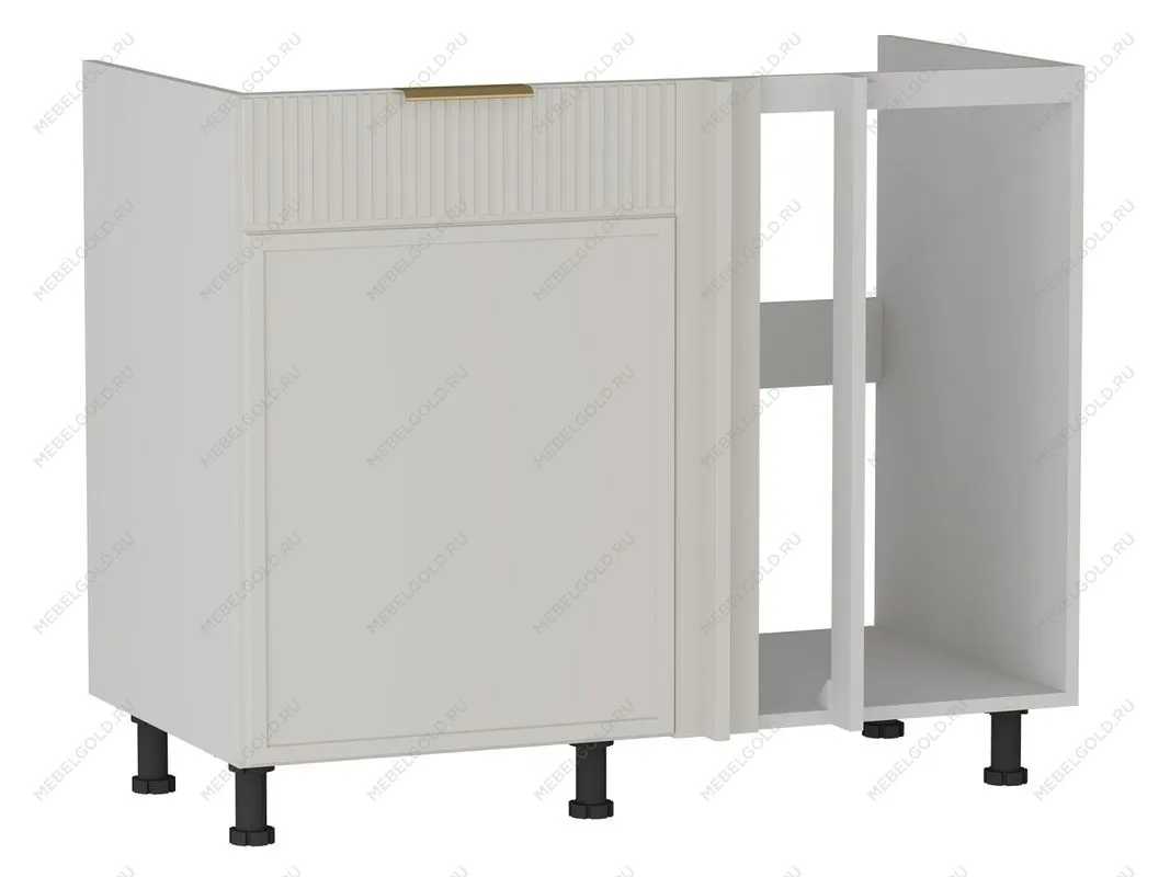 Стол под мойку угловой СМУ-110, Берта (1000*554*820) Светлый Мокко, 22922