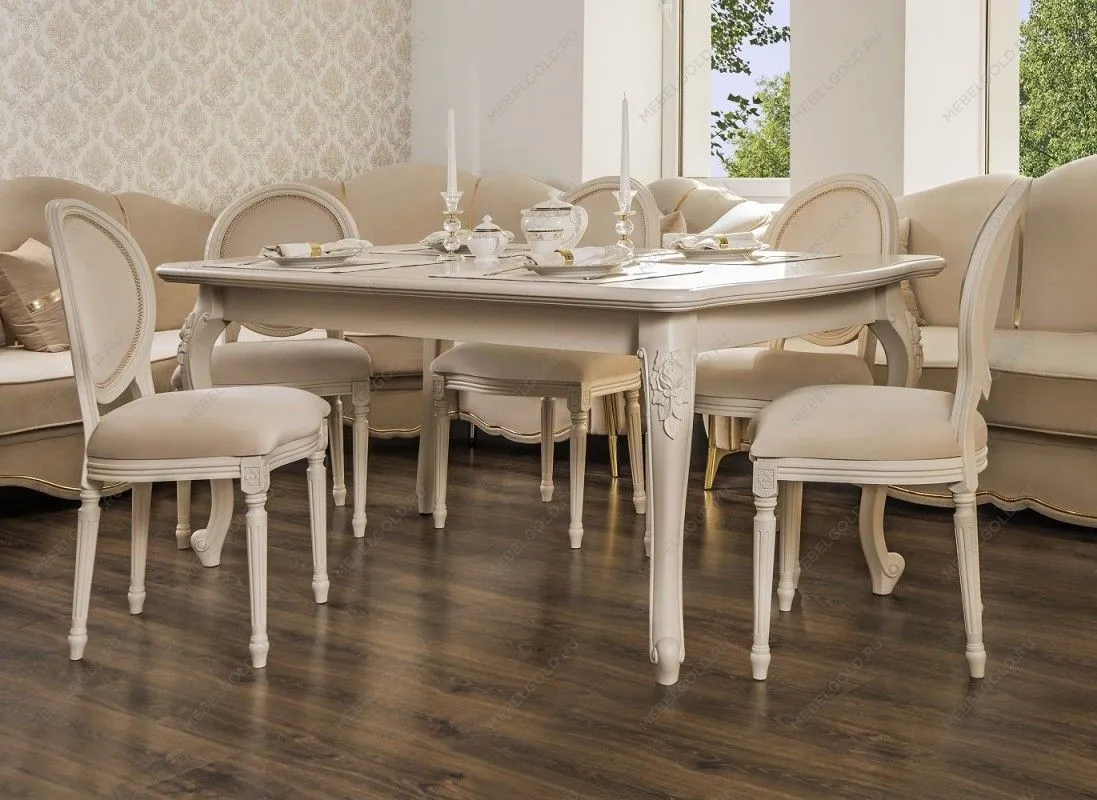 Стол Мокко прямоугольный бежевый | изображение 6