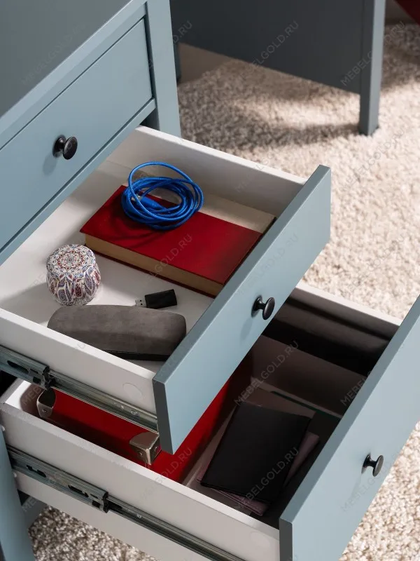 Стол письменный Сага, 120х56, темно-бирюзовый | изображение 5