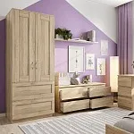 КАСТОР (KULLEN) тумба ИКЕА / IKEA 4 ящика сонома | изображение 4