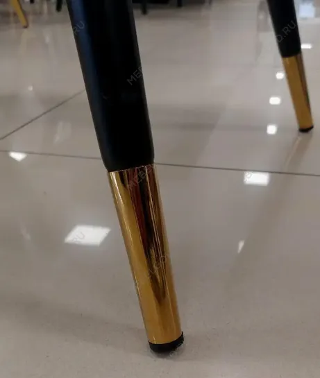 Стул кухонный Signal PIANO Velvet (серый/черный/золотой) | изображение 3