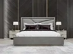 Кровать Лейла 160х200 светло серый камень | изображение 1