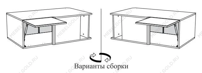 Шкаф АГУ-100, Женева (1000*600*360) Дуб Палермо/Серый камень , 22057 | изображение 1