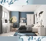 Шкаф Стилиус SZF2D2S (Лиственница сибирская) | изображение 3