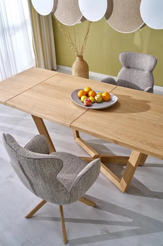 Стол обеденный Halmar MASSIVE 3 160 (дуб натуральный/дуб натуральный) | изображение 16