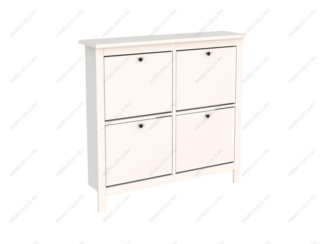 САГА тумба для обуви 113х108 белая