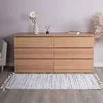 Варма Прайм 6Д комод 160x77x48 шпон дуб беленый | изображение 3