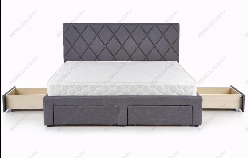 Кровать Halmar BETINA 160 (серый) | изображение 2