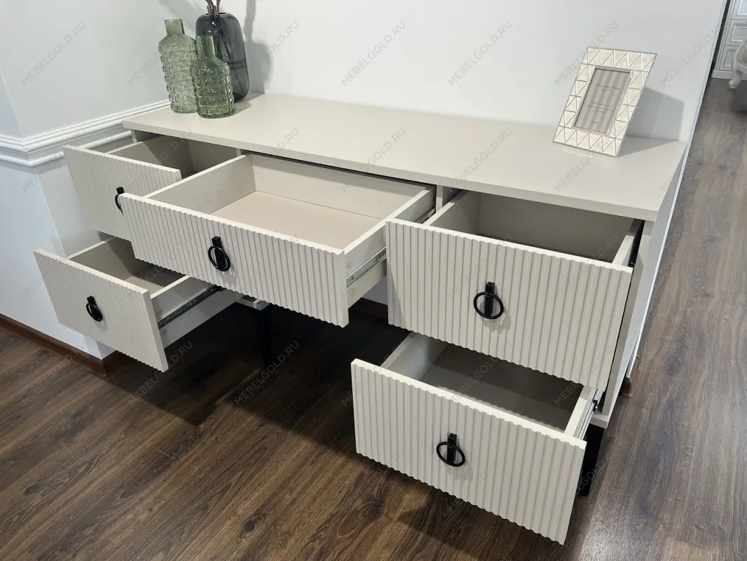 Спальня Стелла 4-дверная светло серый камень | изображение 15