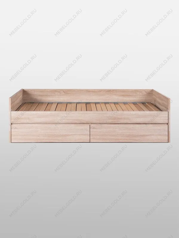 Кровать раздвижная Сириус, с ящиками, 90х200/180х200 см, дуб сонома | изображение 5