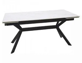 Стол обеденный Signal IMPERIA 180 (белый/черный)
