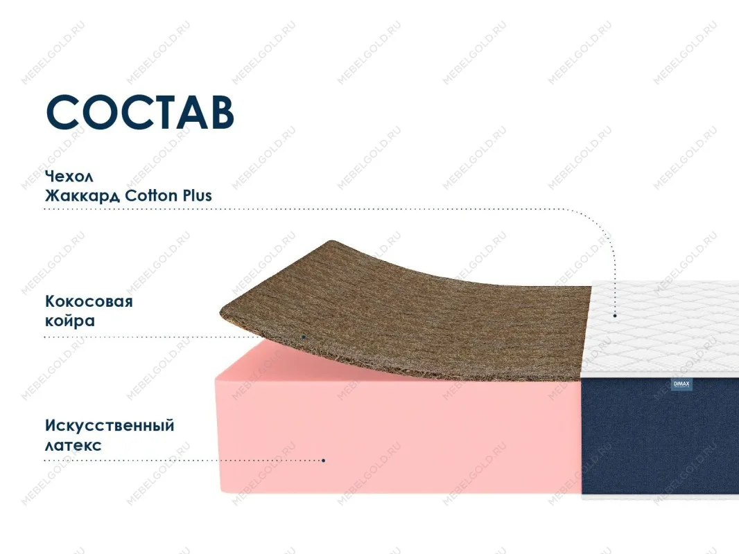 Матрас Практик 29 кокос 180х200 | изображение 1