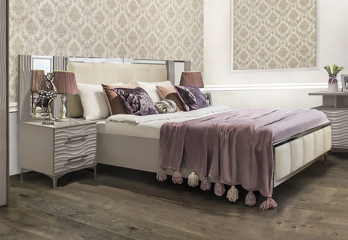 Кровать Гравита 180x200 см серый камень глянец | изображение 1