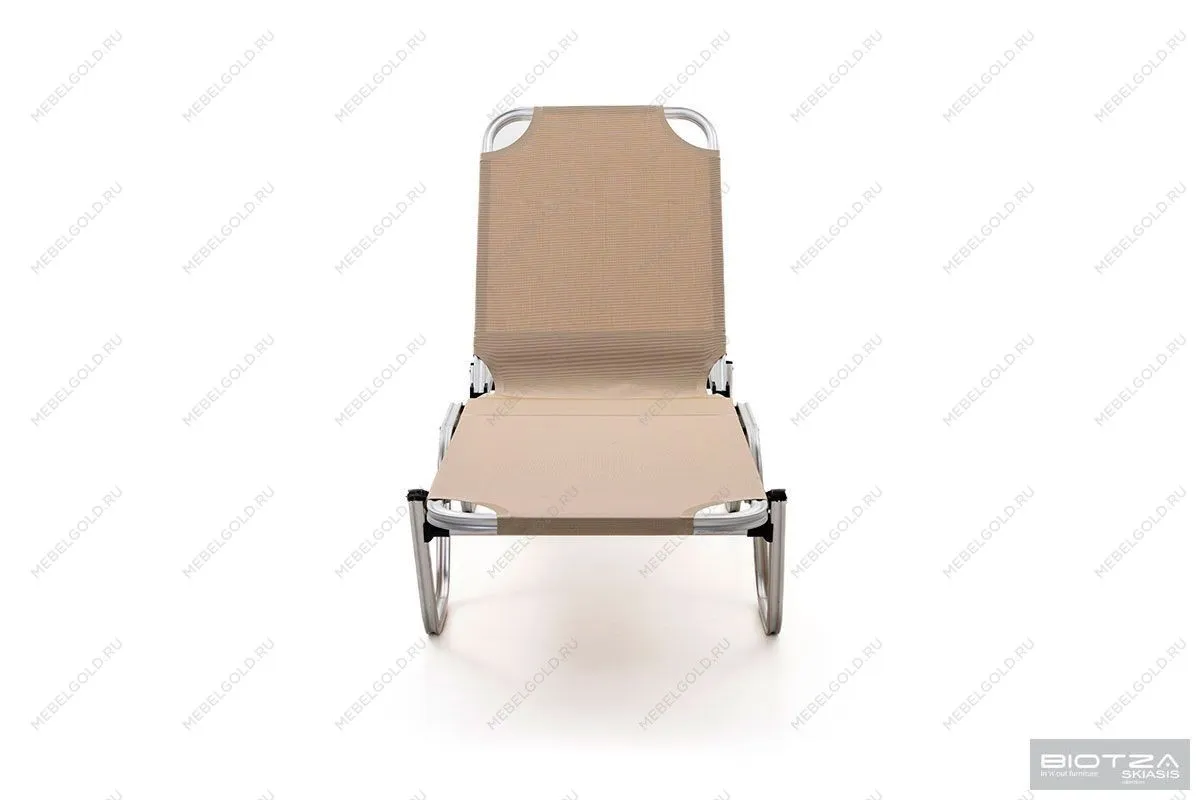 Шезлонг Dias алюминиевый, бежевый | изображение 6