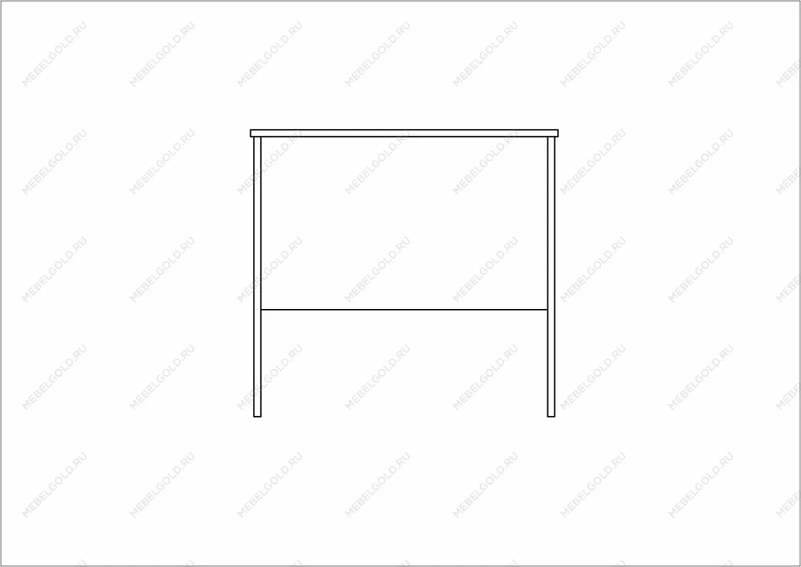 Стол письменный Кастор, 80х50х75 см, дуб сонома | изображение 10