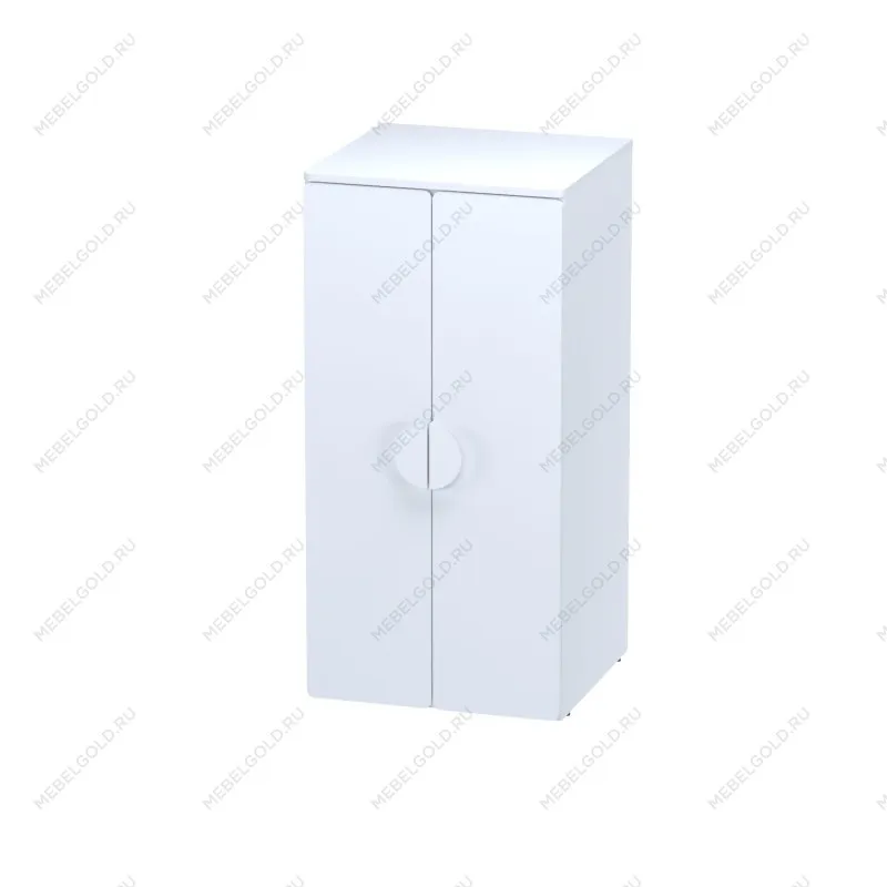 ПИКСИ шкаф распашной с 2 дверьми и полкой 60х57х123, робкий подснежник