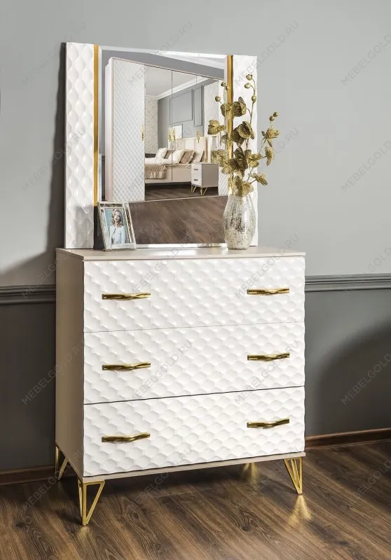 Спальня Лара 5-ств белый глянец | изображение 6