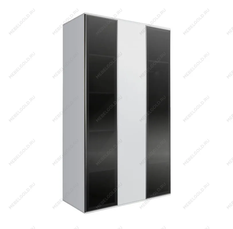Шкаф 3-х дверный Bogemia Air (Белый/Серебро) БМШ2/3(2)