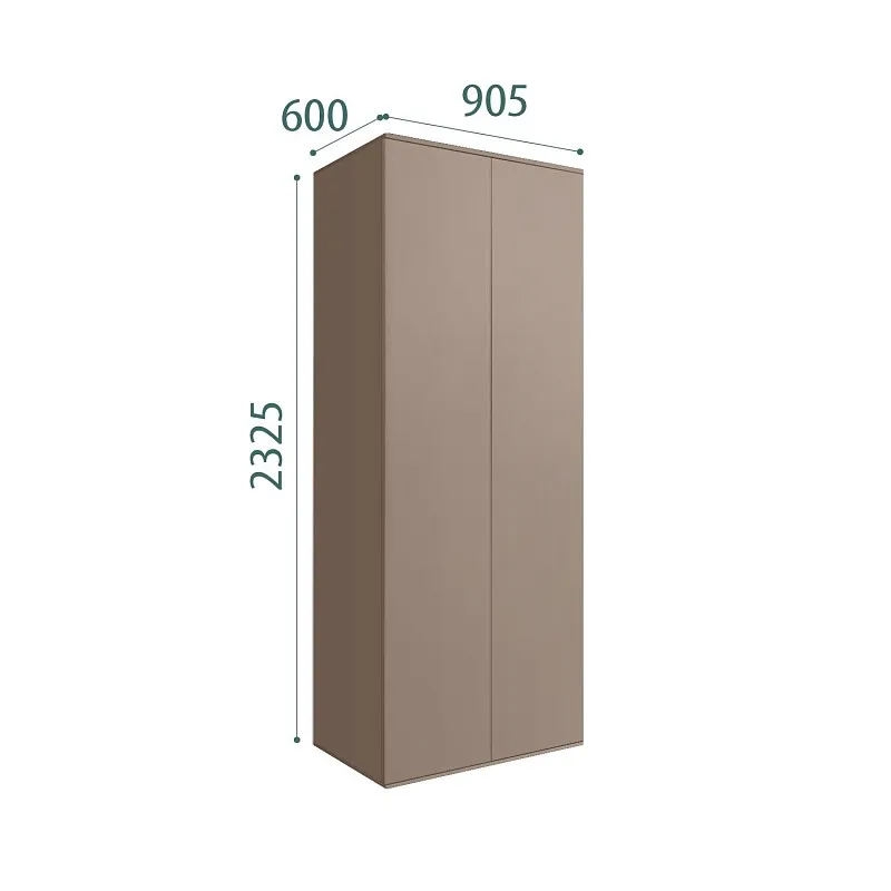 Шкаф 2-х дверный Bogemia Air (Мокка) БМШ2/2(0)