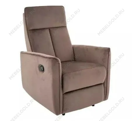 Кресло Signal NIKOS Velvet раскладное (капучино) | изображение 4