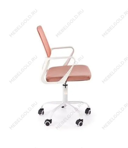 Кресло компьютерное Halmar FRODO (светло-розовый) | изображение 2