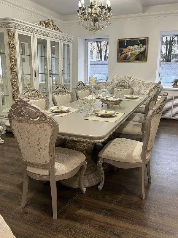 Стол Лали прямоугольный серый камень | изображение 10