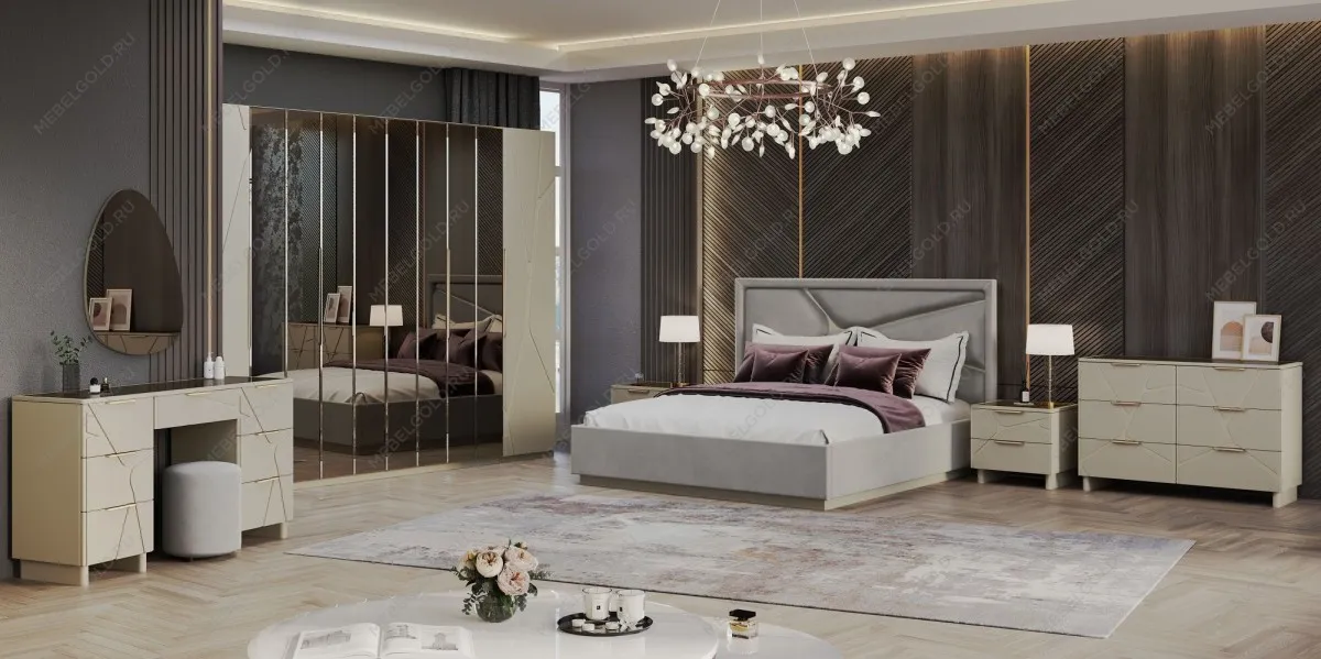 Кровать Лейла 160х200 светло серый камень | изображение 2