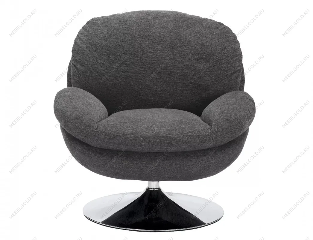 Кресло SIGNAL BRIGITTE Brego 18 темно-серый/хром | изображение 3