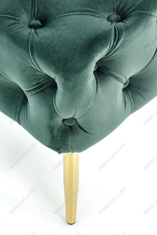 Скамья Halmar ATHENA (темно-зеленый/золотой) | изображение 2