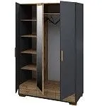 Шкаф для одежды Сканди МН-036-33 Графит | изображение 1