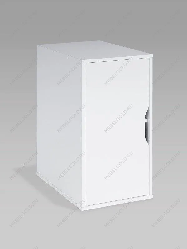 Тумба с дверцей Ингар, 36х71х53 белая | изображение 7