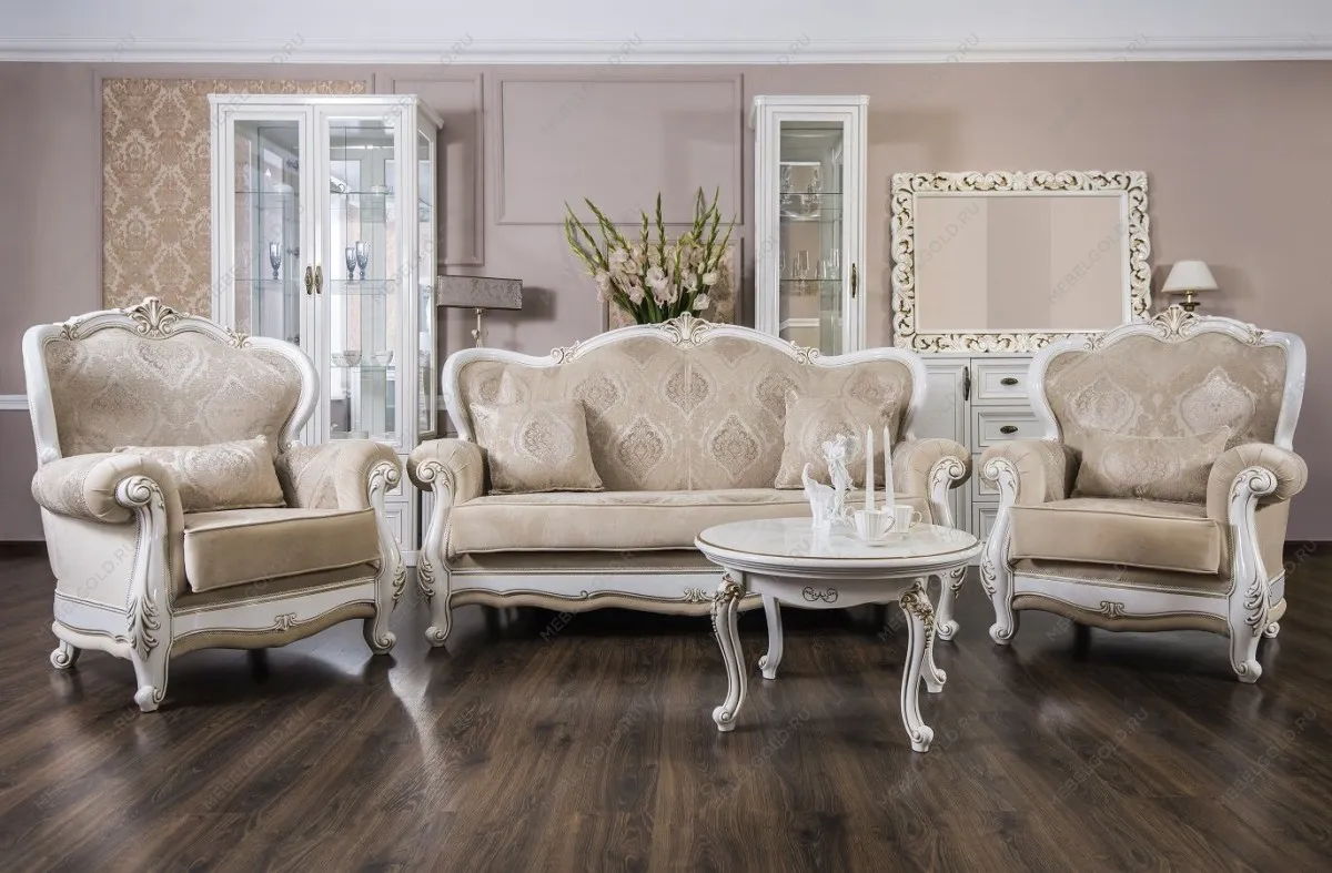 Диван Натали 3х местный белый глянец | изображение 7