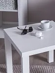Стол журнальный Энкель, 50x50x45 см, белый | изображение 5