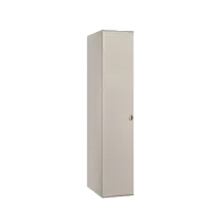 Шкаф 1-но дверный Римини (Слоновая кость/Серебро) РМШ2/1