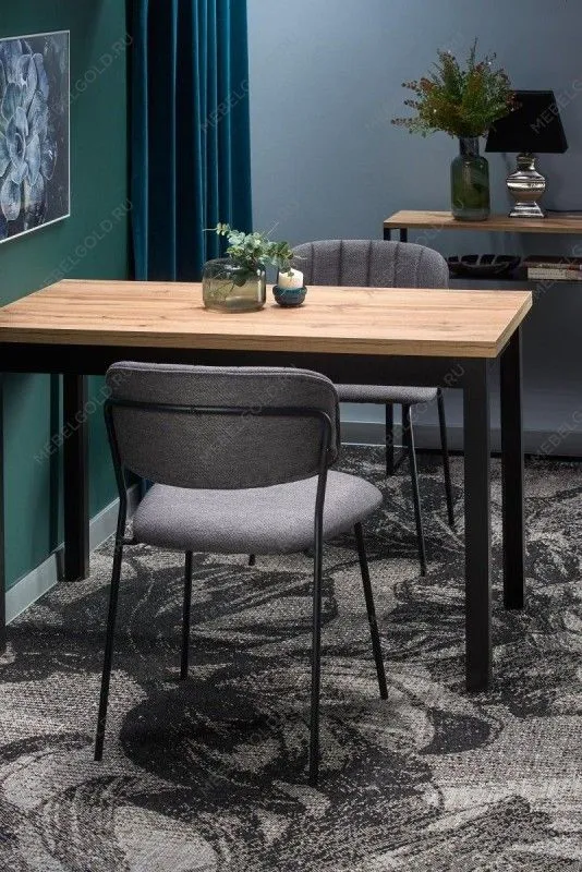 Стол обеденный Halmar COBALT (дуб вотан/черный) | изображение 7