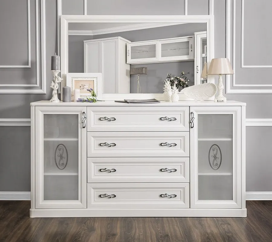 Комод Мишель белый матовый (гостиная) | изображение 3