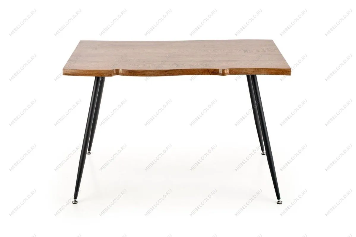 Стол обеденный Halmar LARSON (дуб натуральный/черный) | изображение 1