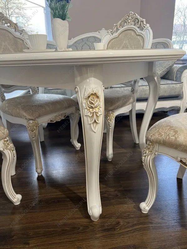 Стол Натали круглый белый глянец - Выставка м. Марьина роща | изображение 8