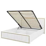 Кровать двуспальная Люксор MH-042-18 белый глянец | изображение 1