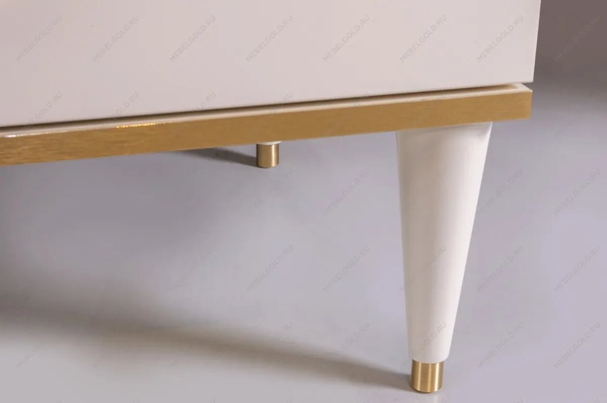 Тумба прикроватная Римини (Белый/Серебро) РМТП-1 | изображение 2